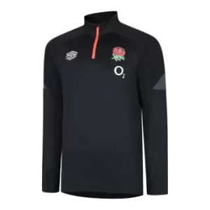 Umbro England Rugby Mid Layer Top Junior - Black