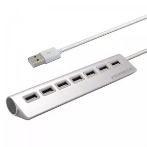 Forida 7-Port Aluminum Portable USB Expansion Hub
