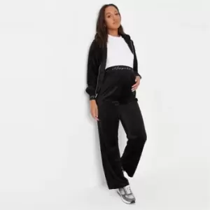 Missguided Maternity Velour Trousers - Black