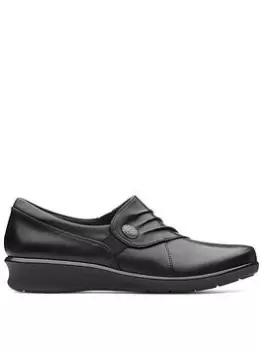 Clarks Hope Roxanne Flat Shoes - Black, Size 3, Women