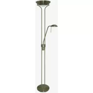 Searchlightlighting - Searchlight Mother & Child - Mother and Child Floor Lamp Antique Brass with Dimmer, G9