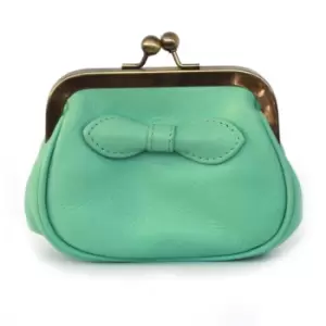 Eastern Counties Leather Womens/Ladies Lottie Kiss Lock Coin Purse (One size) (Mint)