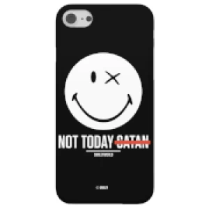 Smiley World Slogan Not Today Satan Phone Case for iPhone and Android - iPhone 8 Plus - Tough Case - Gloss