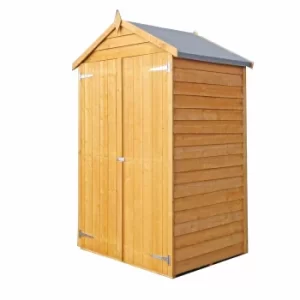 Shire FSC Overlap Shed with Double Doors 4 x 3 ft