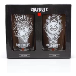 Call of Duty Two Pack of Glasses in a Presentation Box