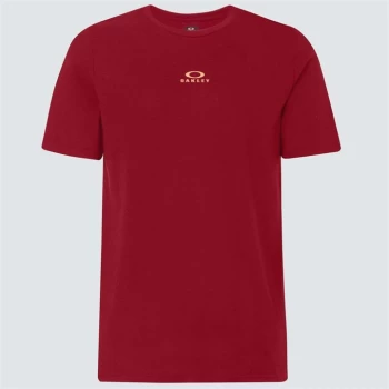 Oakley Bark New T Shirt Mens - Red