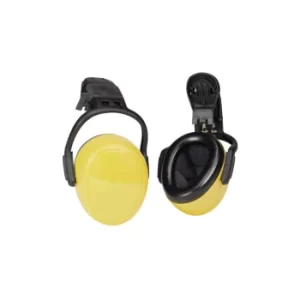 10087422 Yellow Helmet Mounted Ear Defenders