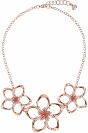 Ted Baker Ladies Rose Gold Plated Crystal Blossom Necklace TBJ1421-24-34