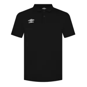 Umbro Club Poly Polo Shirt Mens - Black