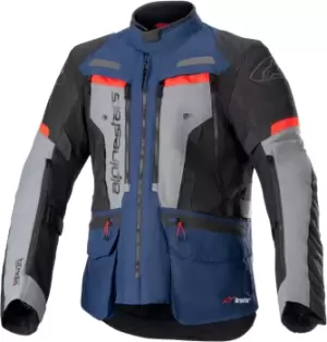 Alpinestars Bogota Pro Drystar waterproof Motorcycle Textile Jacket, blue Size M blue, Size M
