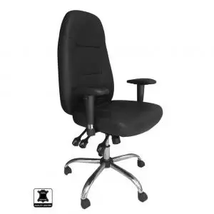 Babylon 24 Hour Operator Chair Leather Black 49491ET