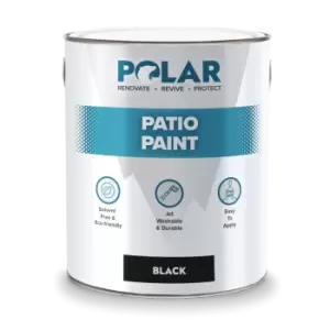 Polar Specialist Coatings Polar Patio Paint 5 Litre Black