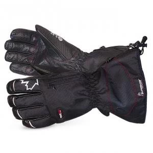 Superior Glove Snowforce Buffalo Leather Palm Winter Glove M Black Ref