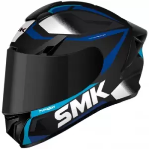 SMK Typhoon Thorn Helmet, white-turquoise-blue, Size S, white-turquoise-blue, Size S