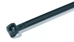 HellermannTyton Black Cable Tie Nylon Releasable, 245mm x 4.6 mm