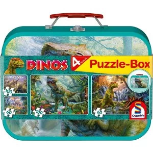 Dinosaurs Jigsaw Puzzle Box (2x60pc/2x100pc)