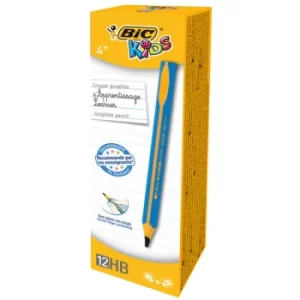 BiC Kids Triangular Graphite Pencil Blue Box of 12