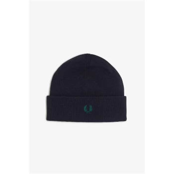 Fred Perry Logo Beanie - Navy 608