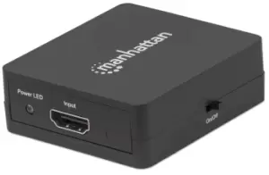 Manhattan HDMI Splitter 2-Port , 1080p, Black, Displays output...