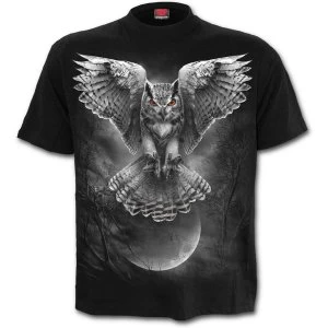 Wings of Wisdom Mens X-Large T-Shirt - Black