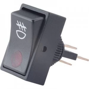 SCI Car toggle switch R13 207B2 RED 12 Vdc 20 A 1 x OffOn latch