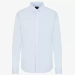 Armani Exchange Light Blue Cotton Shirt - L