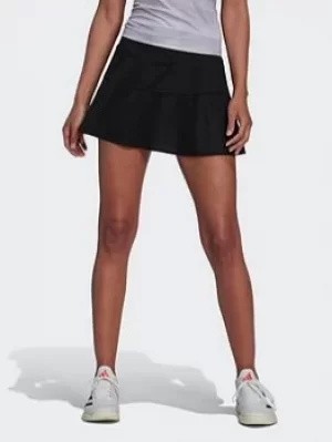 adidas Tennis Primeblue Tokyo Heat.rdy Match Skirt, White/Black, Size L, Women
