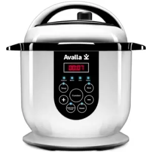 Avalla K-45 2.5L Smart Pressure Cooker, Steamer And Food Warmer - White