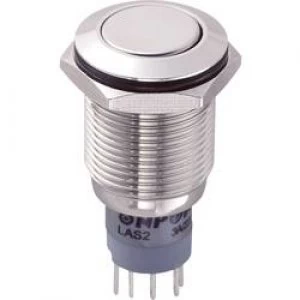 Tamper proof pushbutton 250 V AC 3 A 1 x OnOn TRU COMPONENTS