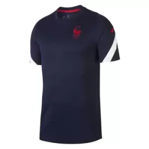 2020-2021 France Nike Training Shirt (Navy)