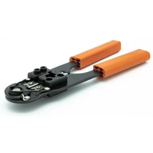 LMS Data Economy Rj45 Crimping Tool - Black/Orange