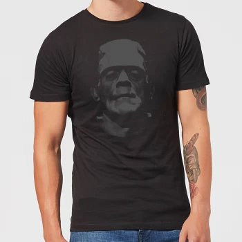 Universal Monsters Frankenstein Black and White Mens T-Shirt - Black - 3XL - Black