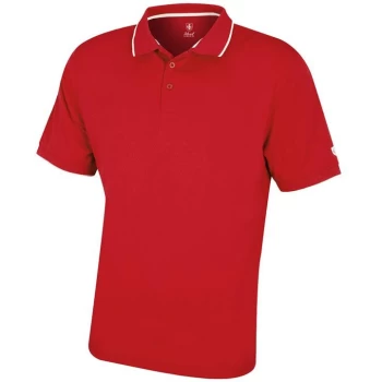 Island Green Performance Polo Golf Shirt Mens - Red