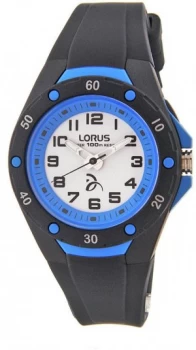 Lorus Navy Blue Silicone Strap Watch