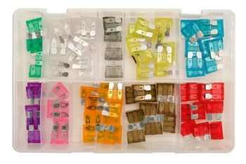 Assorted Standard Blade Fuses Box Qty 80 Connect 31856