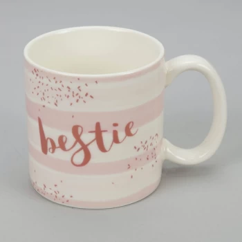 Luxe Porcelain Female Birthday Mug - Bestie