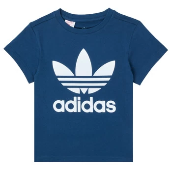 adidas GN8204 boys's Childrens T shirt in Blue - Sizes 5 / 6 years,6 / 7 years,7 / 8 years