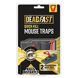 Deadfast Quick Kill Mouse Trap - Twin Pack