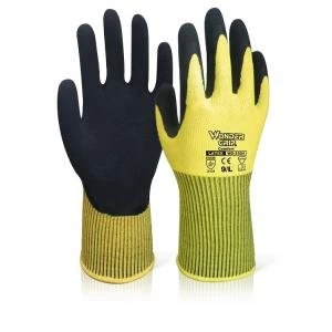 Wonder Grip WG 310H Comfort Hi Vis Glove Medium Yellow Ref WG310HSYM
