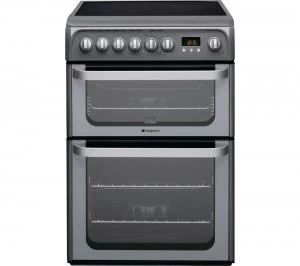 Hotpoint Ultima HUE61GS 60cm Electric Ceramic Cooker