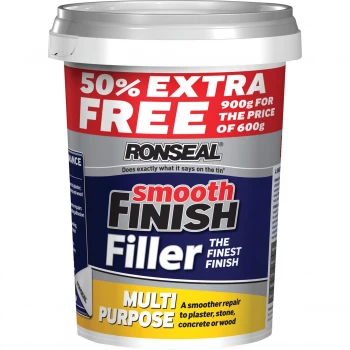 Ronseal Smooth Finish Multi Purpose Interior Wall Ready Mix Filler 900g