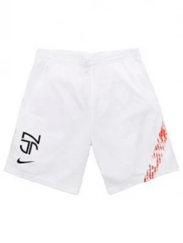 Boys, Nike Youth Academy Neymar Junior Shorts - White/Black, Size XL