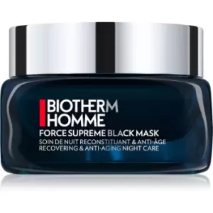 Biotherm Homme Force Supreme Night Mask for Skin Renewal Black For Him 50ml