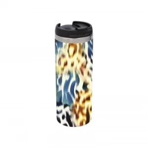 Colourful Animal Print Stainless Steel Thermo Travel Mug