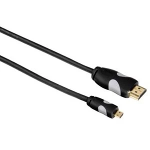 Thomson - High Speed HDMI Cable, type A plug - type D plug (micro), Ethernet, 2m - Black (1 Accessories)