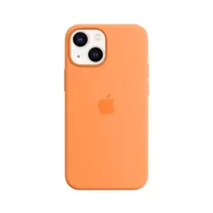 Apple - Back cover for mobile phone - MagSafe compatibility - silicone - marigold - for iPhone 13 mini