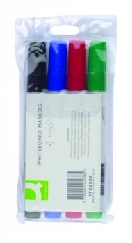 Q Connect Drywipe Marker Wlt4 Assorted