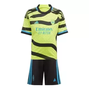 adidas Arsenal Away Mini Kit 2023 2024 Infants - Yellow