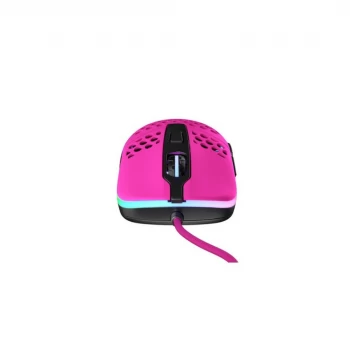XTRFY M42 Ultra-Light Optical USB RGB Gaming Mouse - Pink - M42-RGB-Pink