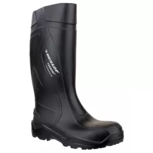 C762041 / Dunlop Purofort+ Full Safety Wellington / Mens Safety Boots (39 EUR) (Black)